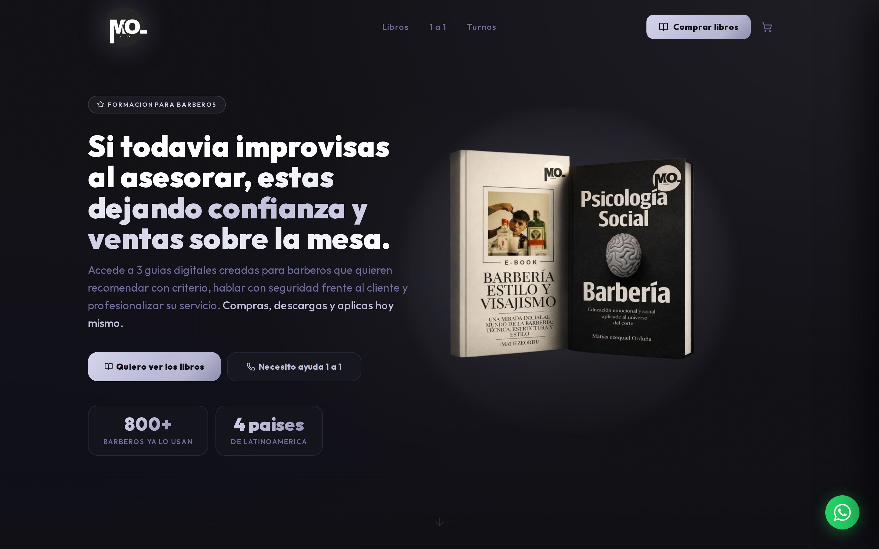 Portfolio web de Matías Ezeordu creado por SitioHoy